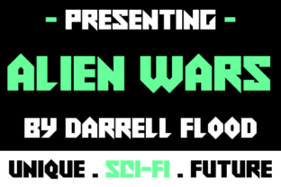 Alien Wars: A Futuristic Display Font for Sci-Fi Creators