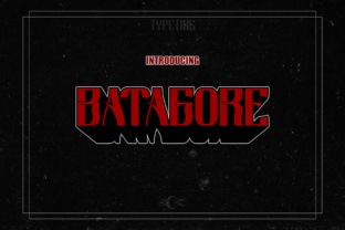 Batagore: The Bold Display Font for Handmade Brands