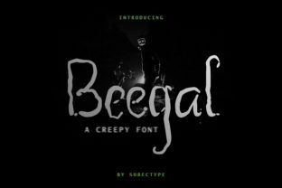 Beegal Font: Creepy Style for Bold Designs