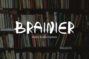 Brainier: A Bold Font for Business Branding