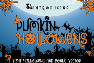 Designing Spooky Headers with Pumpkin Hollowens Font