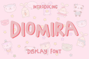 Diomira: A Sweet Display Font
