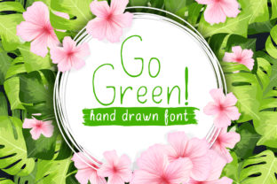 Go Green Font for Creative Branding