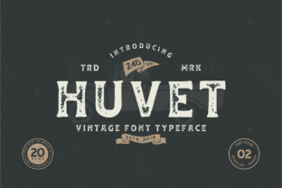 Huvet: A Striking Display Font for Bold Web Typography