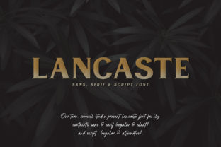 Lancaste Family: A Creative Font for Branding