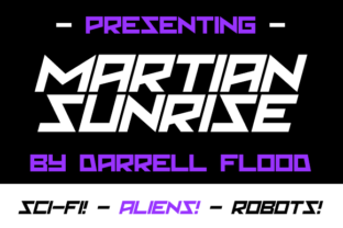 Martian Sunrise Font for Bold Campaigns