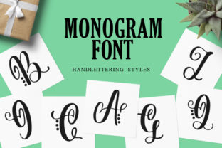 Monogram Font for Creative Projects