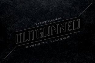 Outgunned: A Bold Font for Editorial Design