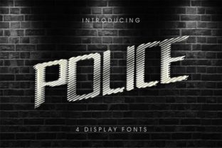 Police Family Font for Creative Design