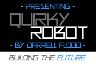 Quirky Robot: A Sharp Display Font for Modern Brands