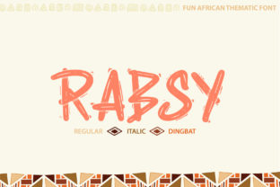 Rabsy Font: Bold African Style for Editorial Design