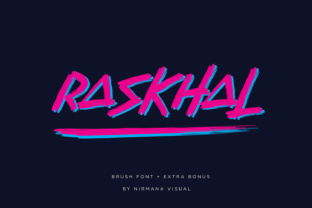 Raskhal: A Bold Display Font for Creative Projects