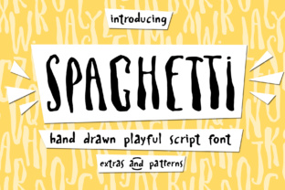 Spaghetti: A Playful Script Typeface for Modern Editorial Design