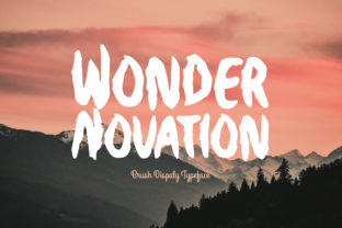 Wonder Novation Font for Creative Makers